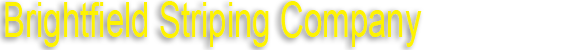 Brightfield Striping Company Logo